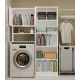 11. POLA MULTI WHITE WASHING MACHINE CABINET