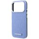 6. Karl Lagerfeld Grained Mono Resin Logo MagSafe Case for iPhone 17 Pro Max / 18 Pro Max - Light Blue