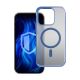 9. 3mk Frosty MagCase Blue Case for Apple iPhone 14 Pro - Transparent
