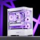 6. Jonsbo D400 PC Case, Midi Tower, ATX, Tempered Glass - White