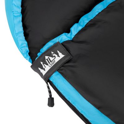 12. NILS CAMP NC2012 Sleeping Bag Black and Blue