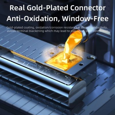 10. Joyroom Gaming Cable S-UL012A6 Lightning (angled) / USB-A (straight) 2.4A 1.2 m - blue