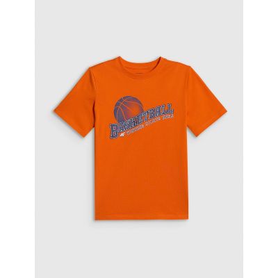 5. Boy's regular printed T-shirt 4F 4FJRSS26TTSHM4278-70S