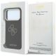 8. Guess Grained & Big Resin Logo Case for iPhone 18 Pro / 17 Pro - Black