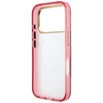 7. Guess IML Glitter Blossom Roses case for iPhone 17 Pro Max / 18 Pro Max - burgundy