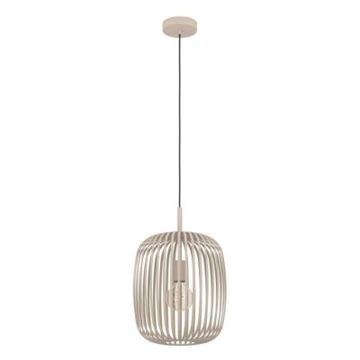 EGLO ROMAZZINA hanging lamp, 1 x E27, max 40W, beige