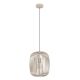 EGLO ROMAZZINA hanging lamp, 1 x E27, max 40W, beige
