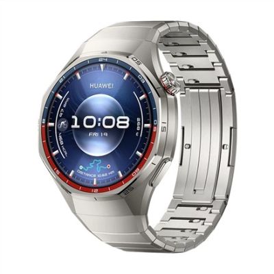 4. Huawei WATCH GT6 PRO Q523-041 3.73 cm (1.47") AMOLED 46 mm Digital 466 x 466 px Touchscreen Titanium GPS