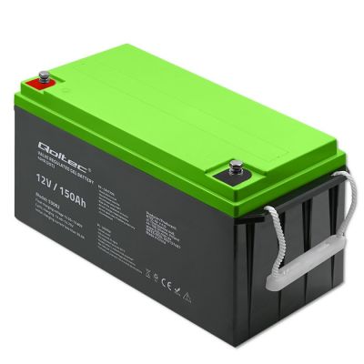 9. QOLTEC GEL BATTERY 12V | 150AH | GEL