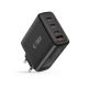 6. Tech-Protect NC100W-GAN charger network GaN 3x USB-C PD 100W / USB-A QC 3.0 - black