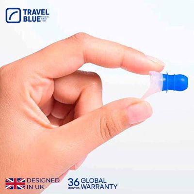4. TRAVEL BLUE Airplane Earplugs for Pressure Reduction