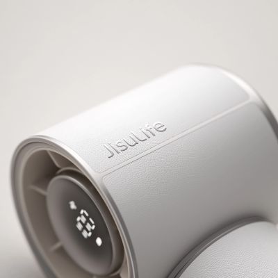 6. Jisulife Handheld Fan Pro1 Mini 4250mAh USB-C Portable Fan Blower - White
