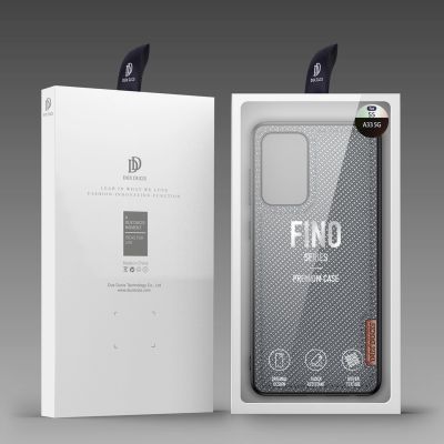 5. Dux Ducis Fino case is made of nylon material for Samsung Galaxy A73 blue