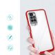 2. Clear 3in1 Case for Xiaomi Redmi 10 Frame Gel Cover Red