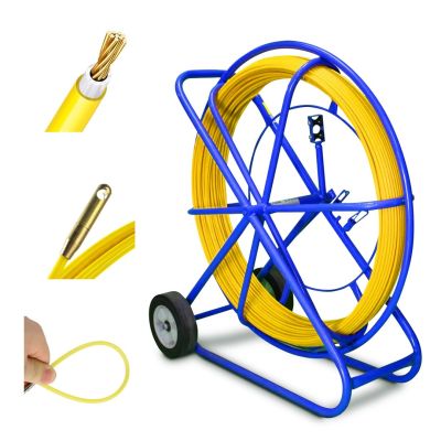 21. Extralink Pilot Cable Puller Pilot 8mm 200m FRP Fiberglass, Diameter 8mm, Length 200m, Yellow