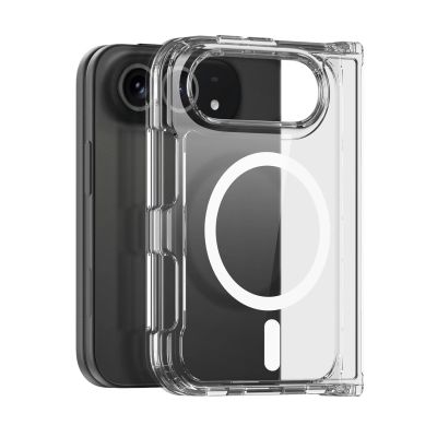 6. Dux Ducis Clin Mag iPhone Duo Case Compatible with MagSafe - Transparent