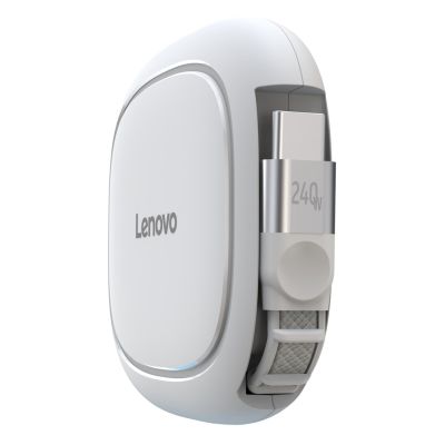 5. Lenovo GX91V57059 240W USB-C Retractable Cable White