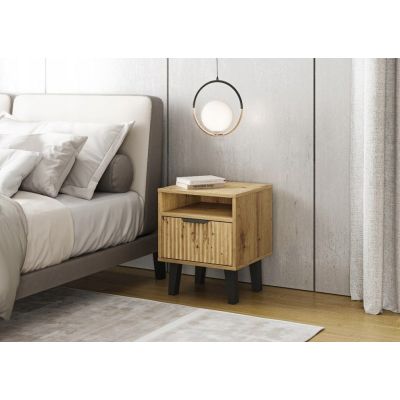 4. SCANDI 1S SLIM NIGHT TABLE, ARTISAN OAK
