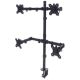 Manhattan 461566 Monitor Holder/Stand 81.3 cm (32") Desk Black