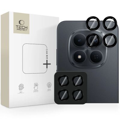 Tech-Protect Camring Fit+ Camera Cover for Xiaomi Redmi Note 15 Pro 5G / 15 Pro+ - Black