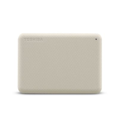 Toshiba Canvio Advance External Hard Drive 4TB 2.5" USB Type-A 2.0/3.2 Gen 1 (3.1 Gen 1) White