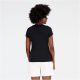 12. New Balance Essentials Stacked Logo CO BK T-shirt W WT31546BK