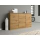 2. 2-Door Chest of Drawers, 3 Drawers, Artisan