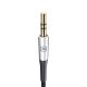 8. 3mk AUX minijack 3.5 mm / USB-C cable - silver