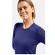 5. Odlo BL TOP crew neck l/s MERINO 200 long sleeve thermal underwear size S Blue