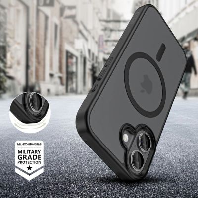 5. Tech-Protect MagMat MagSafe Case for iPhone 17 - Matte Black