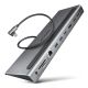 15. Axagon HMC-4KX3 Wired Docking Station USB 3.2 Gen 1 (3.1 Gen 1) Type-C Gray