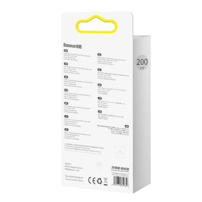 6. Baseus Crystal Shine Series cable USB cable for fast charging and data transfer USB Type A - USB Type C 100W 2m purple (CAJY000505)