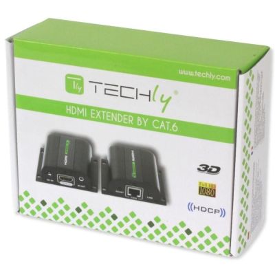 2. TECHLY EXTENDER HDMI HD 3D 60M PO RJ45 IR REMOTE IDATA EXT-E70I
