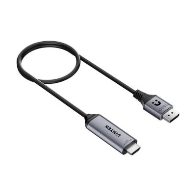 4. UNITEK DisplayPort 1.4 to HDMI 2.1 Adapter Cable, 8K 60Hz, HDR, DSC V1.2A, 1.8 m
