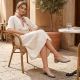 9. Women's metallic beige sandals Rieker 47078-90