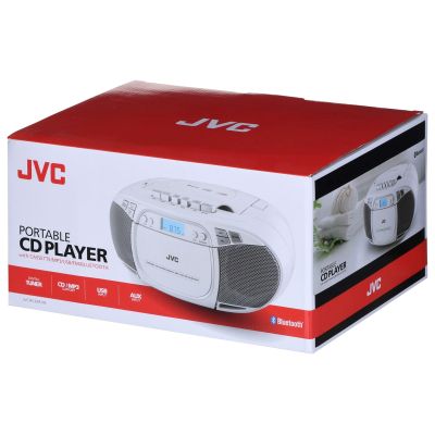 8. JVC RC-E451W Boombox – White