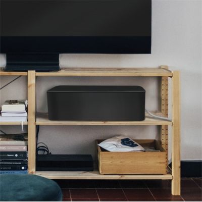 8. LogiLink KAB0077 cable organizer Universal Cable box Black 3 pcs.