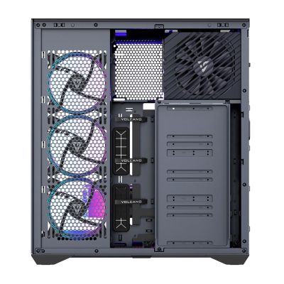 4. MODECOM VOLCANO SPACE XL ARGB FULL TOWER 5F BLACK CASE