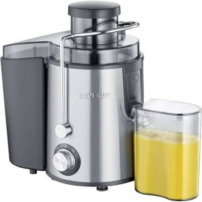Severin ES 3566 Juicer Centrifugal Juicer 400W Black, Stainless Steel