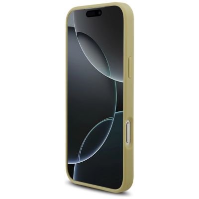 5. Guess Rhinestone Triangle Logo Case for iPhone 17 Pro Max - Gold