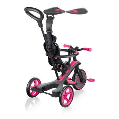 25. 4-in-1 bike Globber Explorer Trike Fuchsia 632-110-2 HS-TNK-000013809