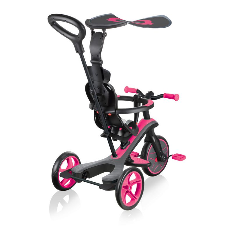 25. 4-in-1 bike Globber Explorer Trike Fuchsia 632-110-2 HS-TNK-000013809