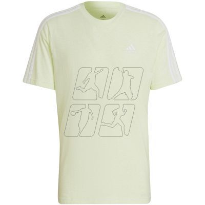 2. Adidas Essentials 3-Stripes Tee M HF4542