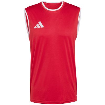 2. adidas Entrada 26 Sleeveless Jersey Men's T-Shirt Red KB3932