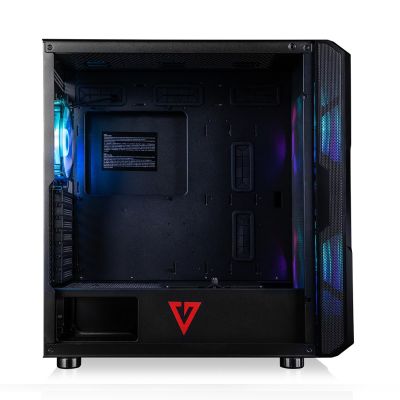 4. MODECOM VOLCANO AMIRANI ARGB BLACK COMPUTER CASE