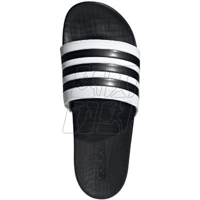 2. Adidas adilette Comfort Slides flip-flops black and white GZ5893