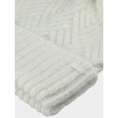 2. Girls' winter hat with pompom 4F Junior 4FJWAW24ACAPF419-12S