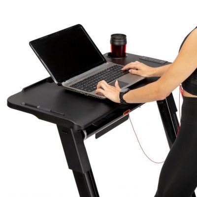 15. HMS LOOP12 MULTI Electric Treadmill with Desk 1-12 km/h, Black