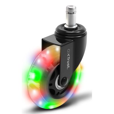 3. TRUST GXT 701 Gel LED Chair Wheels
