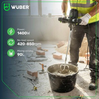 8. Electric mixer 1400W W38635 WUBER